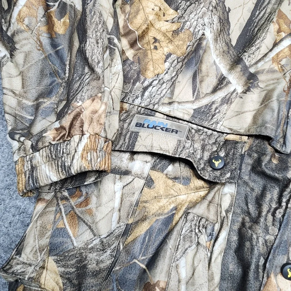 Scentblocker Realtree Camo Blaze Orange Rainproof ProHunter Hunting Jacket XL